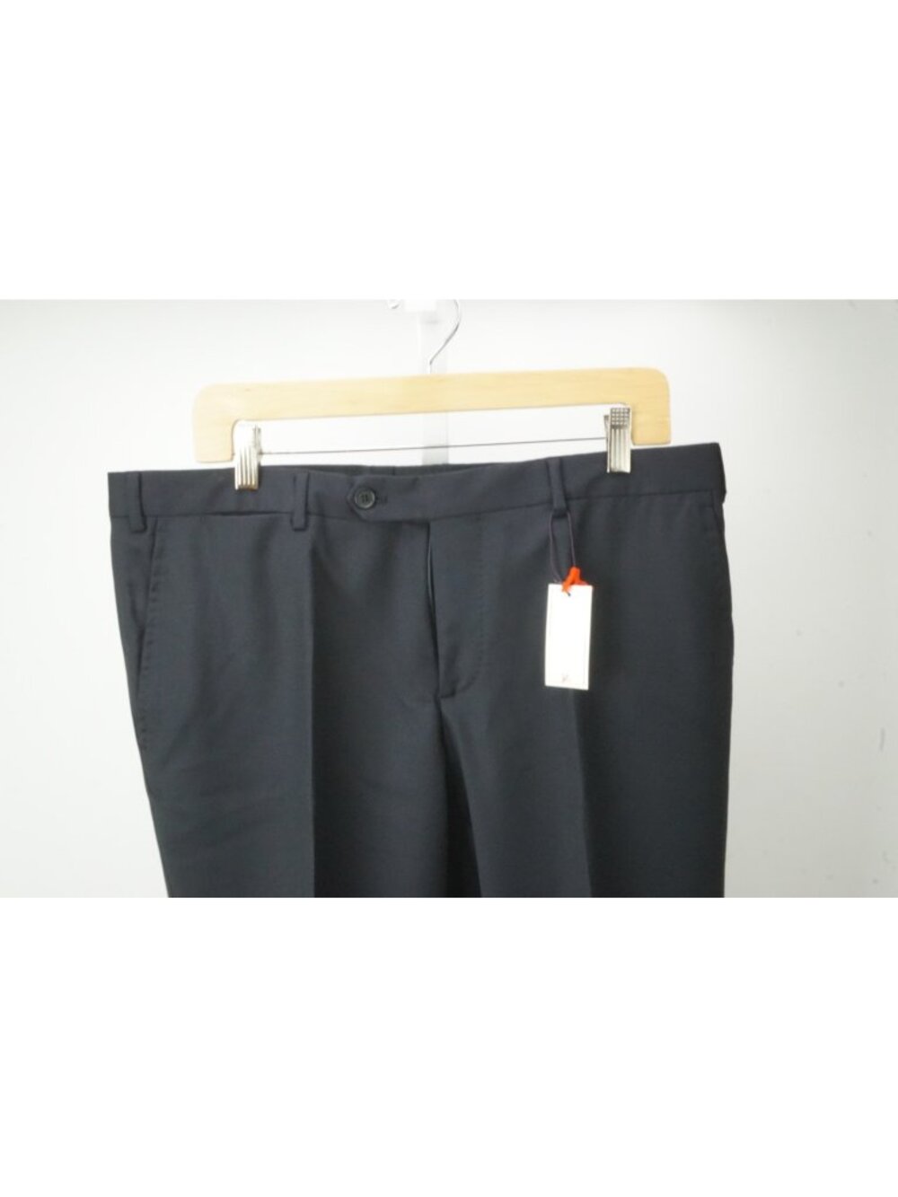 Isaia Navy Blue S110s Wool Mens Dress Pants Sz 52 EU Brand New